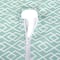Aqua Diamond Outdoor Table Runner With Zipper 14" x 108"